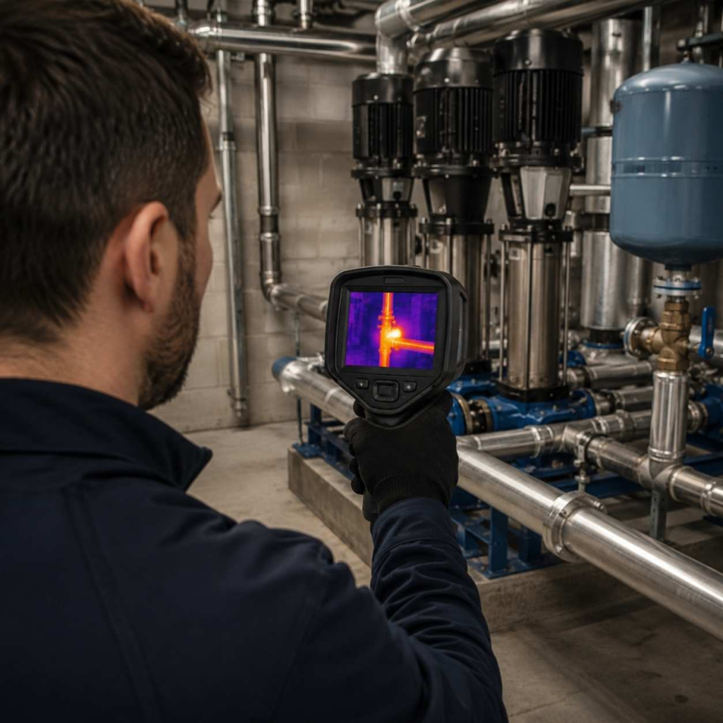 Mechanical Plant Room Leak Detection | Leak Detection 24/7